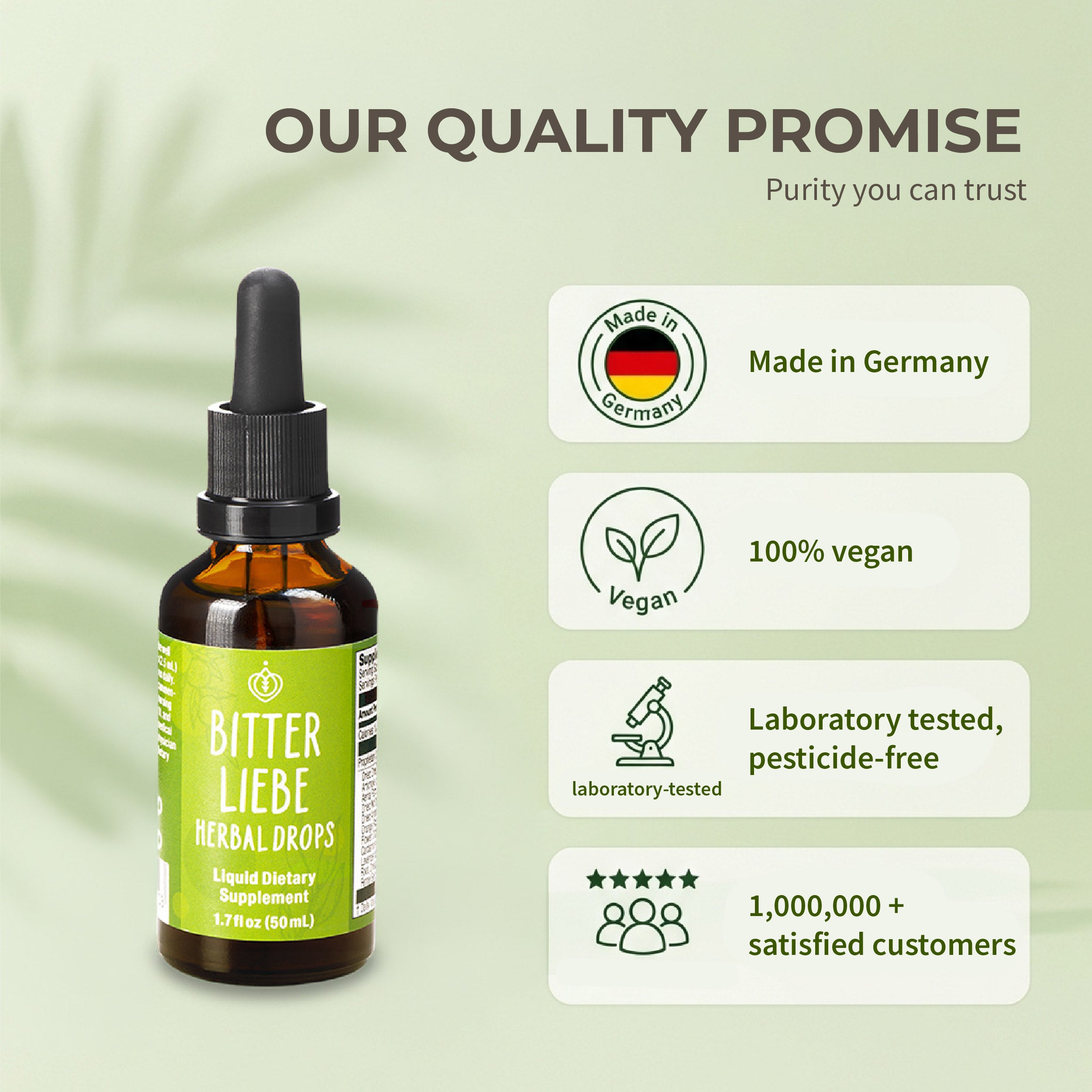 BitterLiebe Drops – The Only Scientifically Studied Herbal Drops for Bloating & Cravings